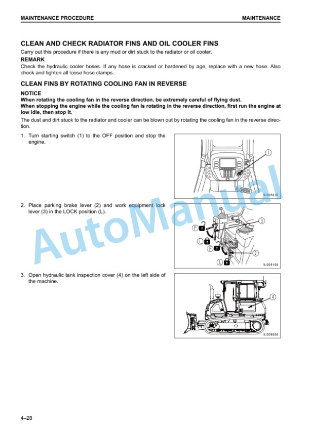 Komatsu D37EX-23, D37PX-23 Bull Dozer Operation and Maintenance Manual EENAM03291 5 Komatsu D37EX-23, D37PX-23 Bull Dozer Operation and Maintenance Manual EENAM03291 - Image 5