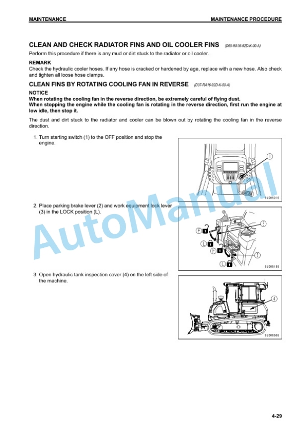 Komatsu D37EX-23, D37PX-23, D39EX-23, D39PX-23 Bull Dozer Operation and Maintenance Manual TEN00606-07 5 Komatsu D37EX-23, D37PX-23, D39EX-23, D39PX-23 Bull Dozer Operation and Maintenance Manual TEN00606-07 - Image 5