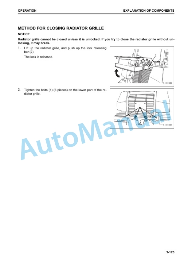 Komatsu D37EX-24, D37PX-24, D39EX-24, D39PX-24 Bull Dozer Operation and Maintenance Manual TEN00727-02 3 Komatsu D37EX-24, D37PX-24, D39EX-24, D39PX-24 Bull Dozer Operation and Maintenance Manual TEN00727-02 - Image 3