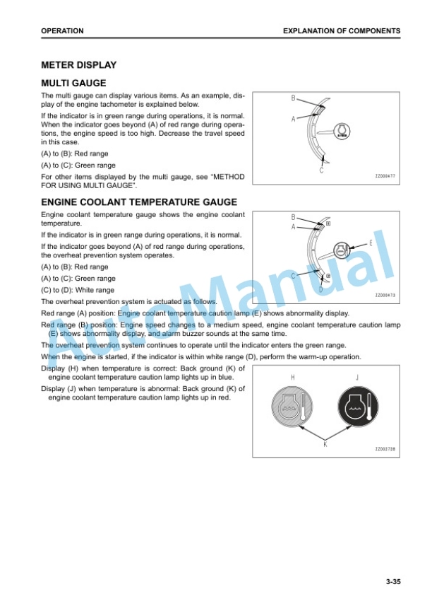 Alternative view of Komatsu D37EX-24, D37PX-24, D39EX-24, D39PX-24 Bull Dozer Operation and Maintenance Manual TEN00897-01