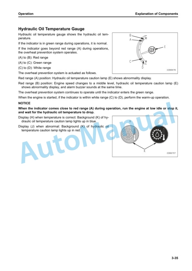 Alternative view of Komatsu D37EX-24, D37PX-24, D39EX-24, D39PX-24 Bull Dozer Operation and Maintenance Manual TEN00897-02