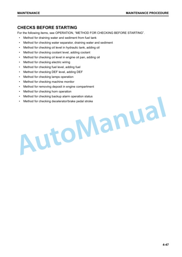 Komatsu D37EX-24, D37PX-24, D39EX-24, D39PX-24 Bull Dozer Operation and Maintenance Manual TEN00987-07 5 Komatsu D37EX-24, D37PX-24, D39EX-24, D39PX-24 Bull Dozer Operation and Maintenance Manual TEN00987-07 - Image 5