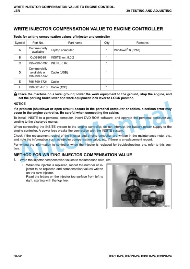 Alternative view of Komatsu D37EX-24, D37PX-24, D39EX-24, D39PX-24 Bull Dozer Shop Manual SEN06586-03