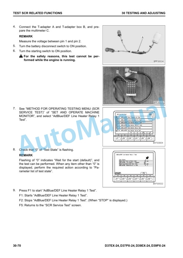 Alternative view of Komatsu D37EX-24, D37PX-24, D39EX-24, D39PX-24 Bulldozer Shop Manual SEN06868-02
