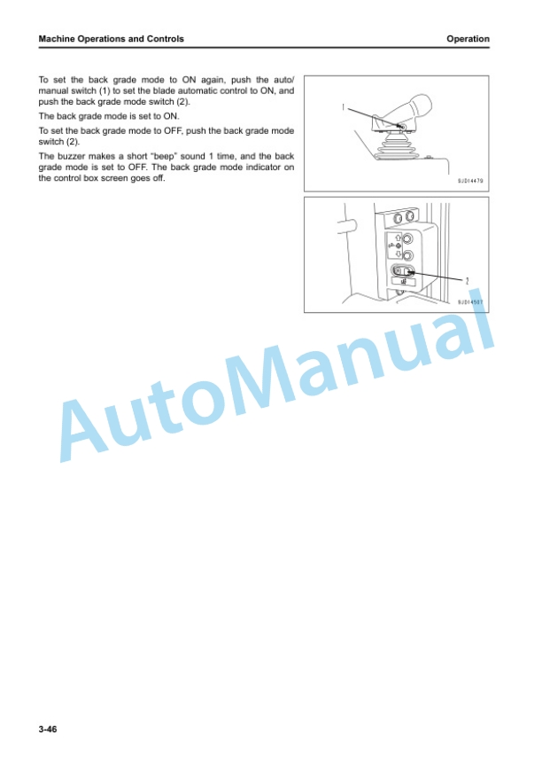 Alternative view of Komatsu D37EXi-24, D37PXi-24, D39EXi-24, D39PXi-24 Bull Dozer Operation and Maintenance Manual TEN01131-00