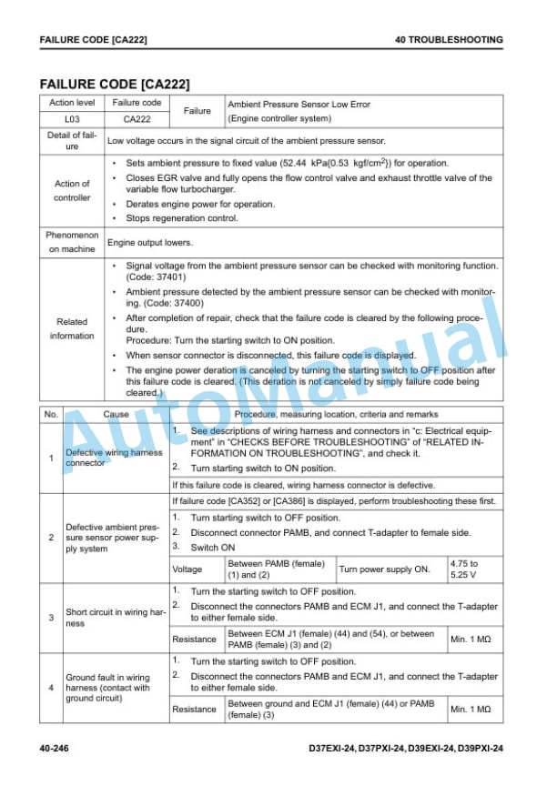 Komatsu D37EXi-24, D37PXi-24, D39EXi-24, D39PXi-24 Bull Dozer Shop Manual SEN06593-15 3 Komatsu D37EXi-24, D37PXi-24, D39EXi-24, D39PXi-24 Bull Dozer Shop Manual SEN06593-15 - Image 3