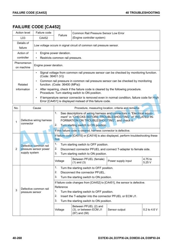Komatsu D37EXi-24, D37PXi-24, D39EXi-24, D39PXi-24 Bulldozer Shop Manual SEN06869-02 3 Komatsu D37EXi-24, D37PXi-24, D39EXi-24, D39PXi-24 Bulldozer Shop Manual SEN06869-02 - Image 3