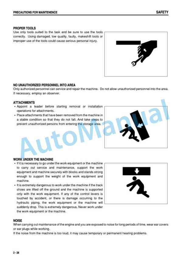 Alternative view of Komatsu D39EX-21, D39PX-21 Galeo Bull Dozer Operation and Maintenance Manual SEAM040203T