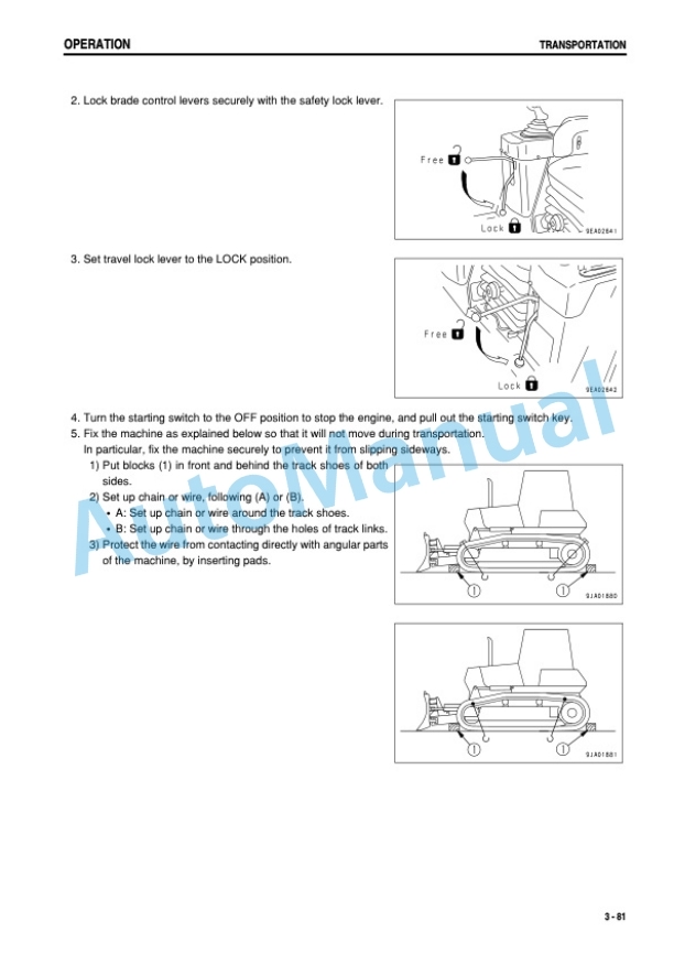 Komatsu D39EX-21, D39PX-21 Galeo Bull Dozer Operation and Maintenance Manual SEAM040203T 4 Komatsu D39EX-21, D39PX-21 Galeo Bull Dozer Operation and Maintenance Manual SEAM040203T - Image 4