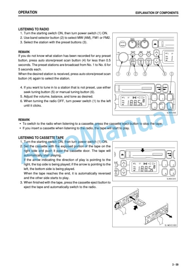 Komatsu D39EX-22, D39PX-22 Bull Dozer Operation and Maintenance Manual TEN00469-01 3 Komatsu D39EX-22, D39PX-22 Bull Dozer Operation and Maintenance Manual TEN00469-01 - Image 3
