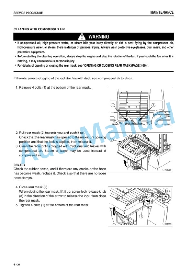 Komatsu D39EX-22, D39PX-22 Bull Dozer Operation and Maintenance Manual TEN00852-01 5 Komatsu D39EX-22, D39PX-22 Bull Dozer Operation and Maintenance Manual TEN00852-01 - Image 5