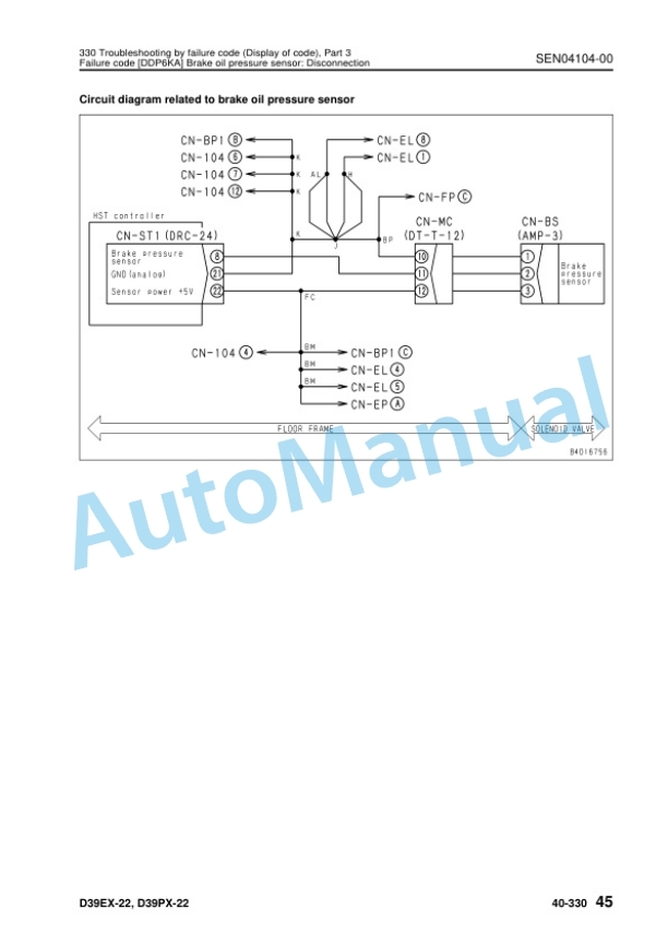 Komatsu D39EX-22, D39PX-22 Bull Dozer Shop Manual SEN04041-07 4 Komatsu D39EX-22, D39PX-22 Bull Dozer Shop Manual SEN04041-07 - Image 4