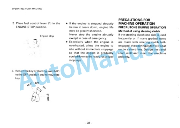 Komatsu D41E-5 Bull Dozer Operation and Maintenance Manual SEAM003400 3 Komatsu D41E-5 Bull Dozer Operation and Maintenance Manual SEAM003400 - Image 3