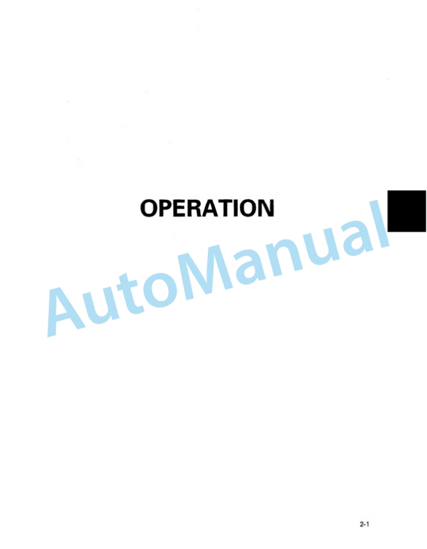 Alternative view of Komatsu D41E-6, D41P-6 Bull Dozer Operation and Maintenance Manual SEAM008102