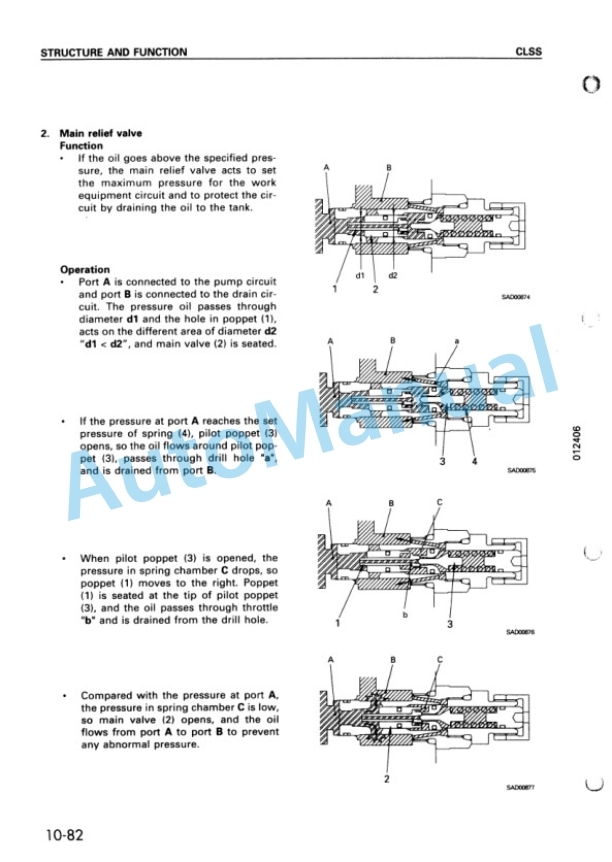 Alternative view of Komatsu D41E-6, D41P-6 Bull Dozer Shop Manual SEBM007009