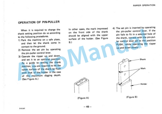 Komatsu D455A-1 Bull Dozer Operation and Maintenance Manual D455A.1-AE1 3 Komatsu D455A-1 Bull Dozer Operation and Maintenance Manual D455A.1-AE1 - Image 3