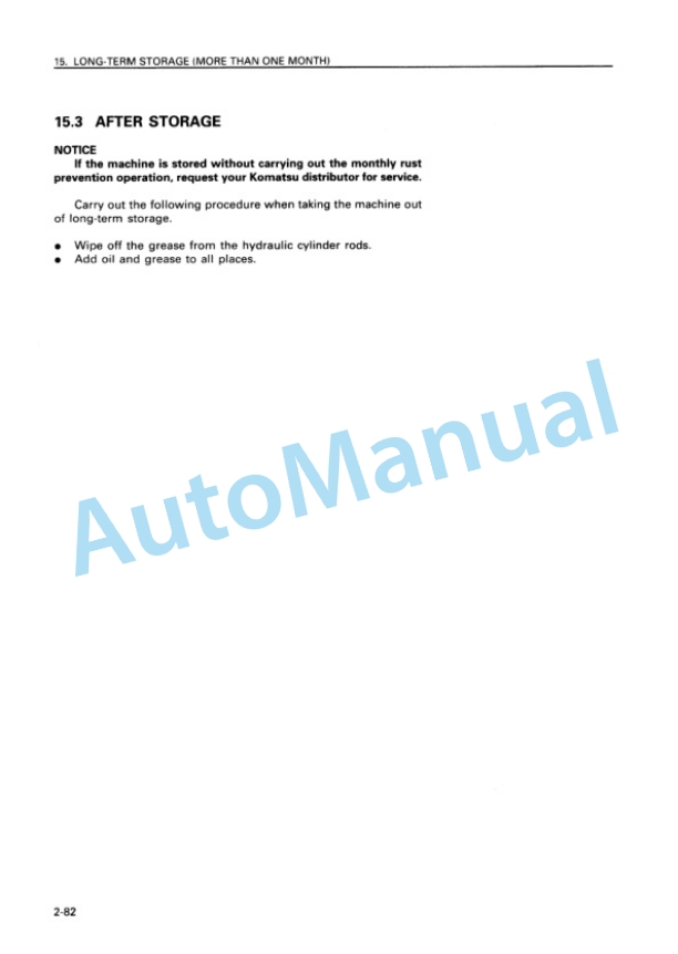 Komatsu D475A-2 Bull Dozer Operation and Maintenance Manual SEAM007603T 4 Komatsu D475A-2 Bull Dozer Operation and Maintenance Manual SEAM007603T - Image 4