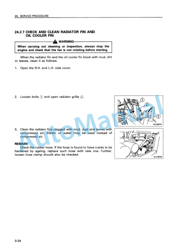 Komatsu D475A-2 Bull Dozer Operation and Maintenance Manual SEAM007603T 5 Komatsu D475A-2 Bull Dozer Operation and Maintenance Manual SEAM007603T - Image 5