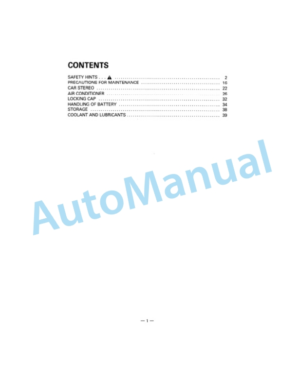 Komatsu D475A-2 Bull Dozer Operation and Maintenance Manual SEAM019M0202 5 Komatsu D475A-2 Bull Dozer Operation and Maintenance Manual SEAM019M0202 - Image 5
