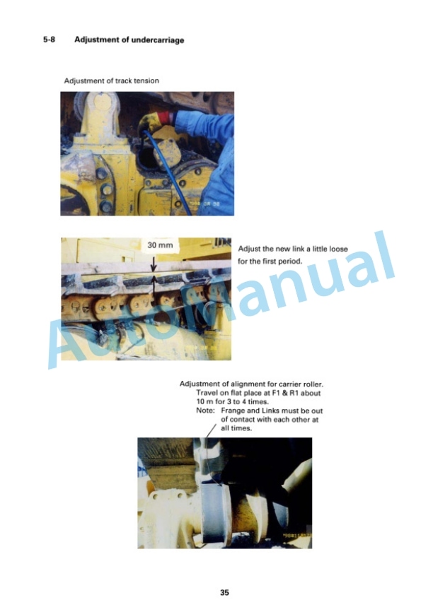Komatsu D475A-3 Bull Dozer Field Assembly Instruction SEAW002301 3 Komatsu D475A-3 Bull Dozer Field Assembly Instruction SEAW002301 - Image 3