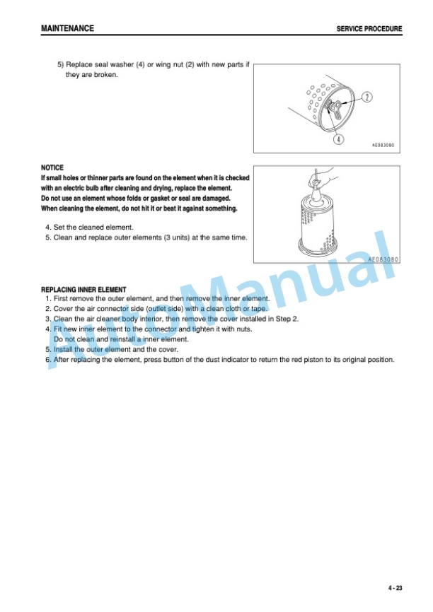 Komatsu D475A-3 Bull Dozer Operation and Maintenance Manual SEAM022005T 5 Komatsu D475A-3 Bull Dozer Operation and Maintenance Manual SEAM022005T - Image 5