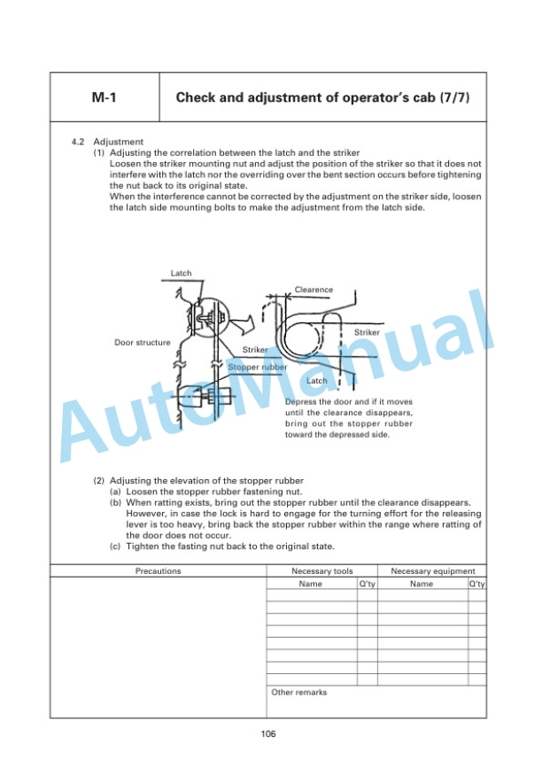 Komatsu D475A-5 Bull Dozer Field Assembly Instruction GEN00012-01 4 Komatsu D475A-5 Bull Dozer Field Assembly Instruction GEN00012-01 - Image 4