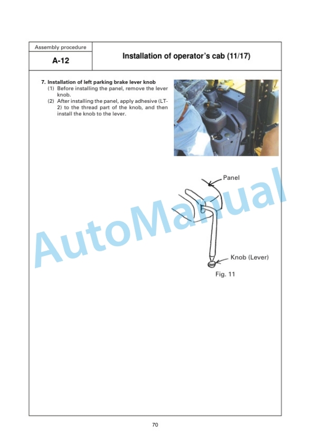 Komatsu D475A-5 Bull Dozer Field Assembly Instruction GEN00012-03 3 Komatsu D475A-5 Bull Dozer Field Assembly Instruction GEN00012-03 - Image 3