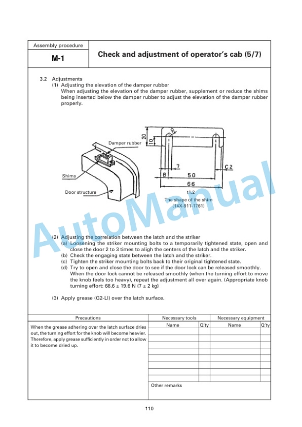 Komatsu D475A-5 Bull Dozer Field Assembly Instruction GEN00012-05 4 Komatsu D475A-5 Bull Dozer Field Assembly Instruction GEN00012-05 - Image 4