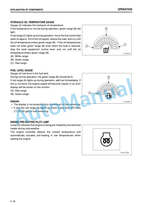 Alternative view of Komatsu D475A-5 Bull Dozer Operation and Maintenance Manual PEN00022-04
