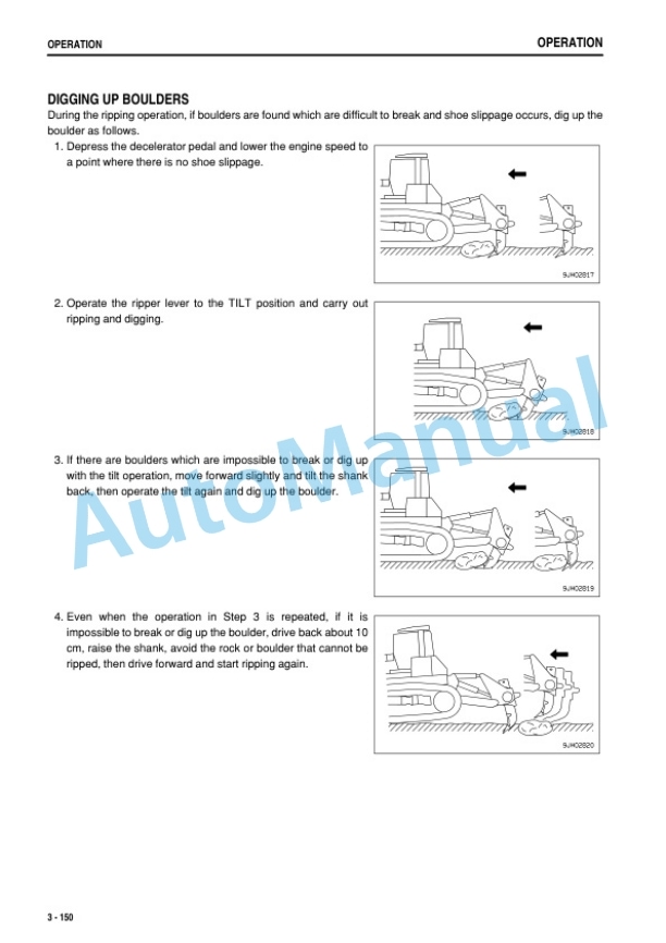 Komatsu D475A-5 Bull Dozer Operation and Maintenance Manual PEN00022-04 4 Komatsu D475A-5 Bull Dozer Operation and Maintenance Manual PEN00022-04 - Image 4