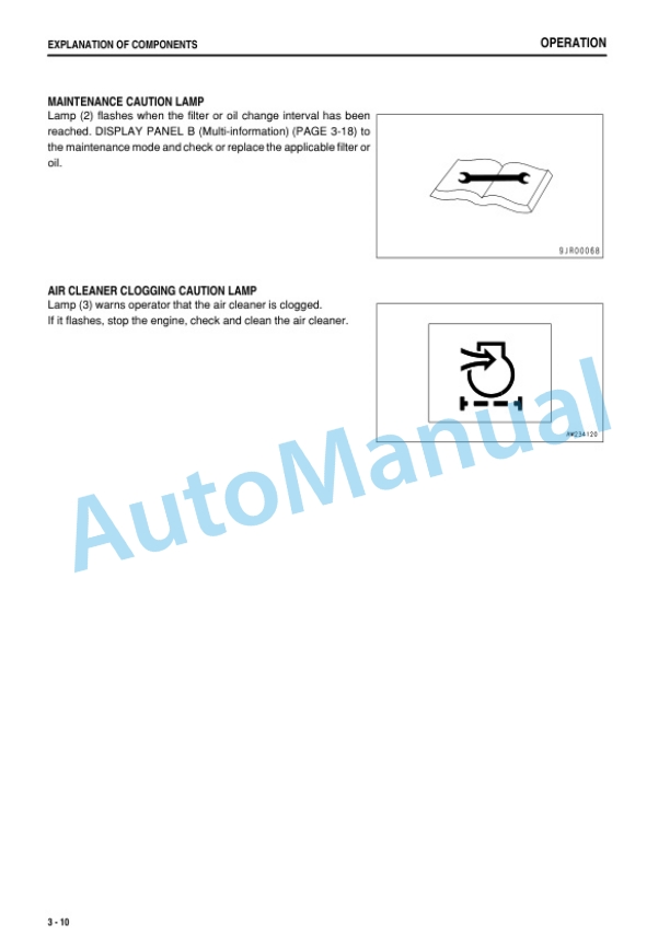 Alternative view of Komatsu D475A-5 Bull Dozer Operation and Maintenance Manual PEN00023-04