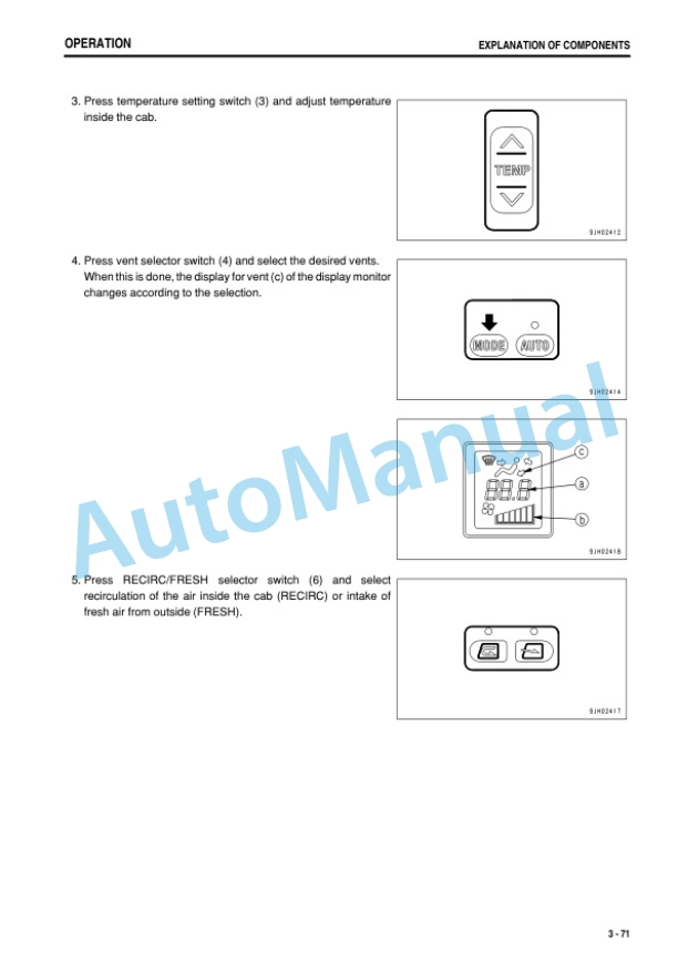 Komatsu D475A-5 Bull Dozer Operation and Maintenance Manual PEN00023-04 3 Komatsu D475A-5 Bull Dozer Operation and Maintenance Manual PEN00023-04 - Image 3