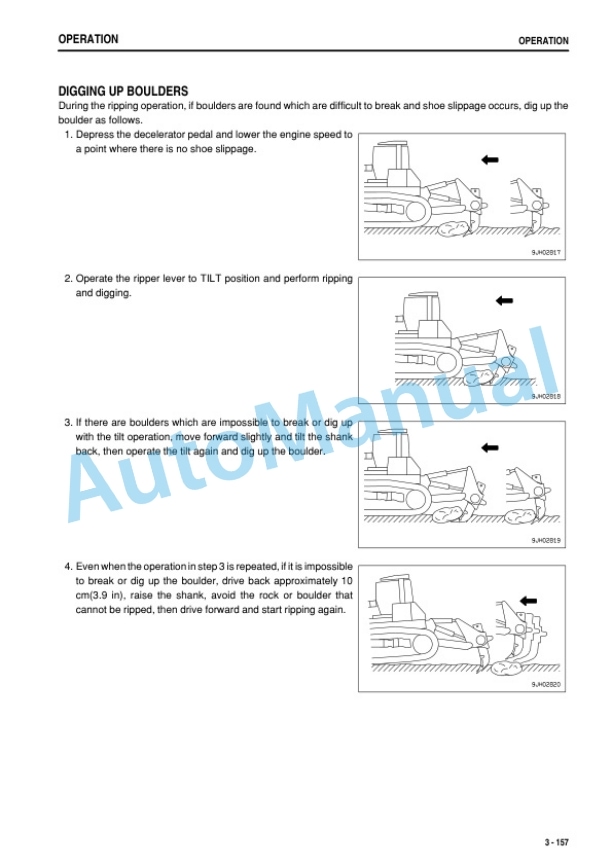 Komatsu D475A-5 Bull Dozer Operation and Maintenance Manual PEN00093-10 4 Komatsu D475A-5 Bull Dozer Operation and Maintenance Manual PEN00093-10-4