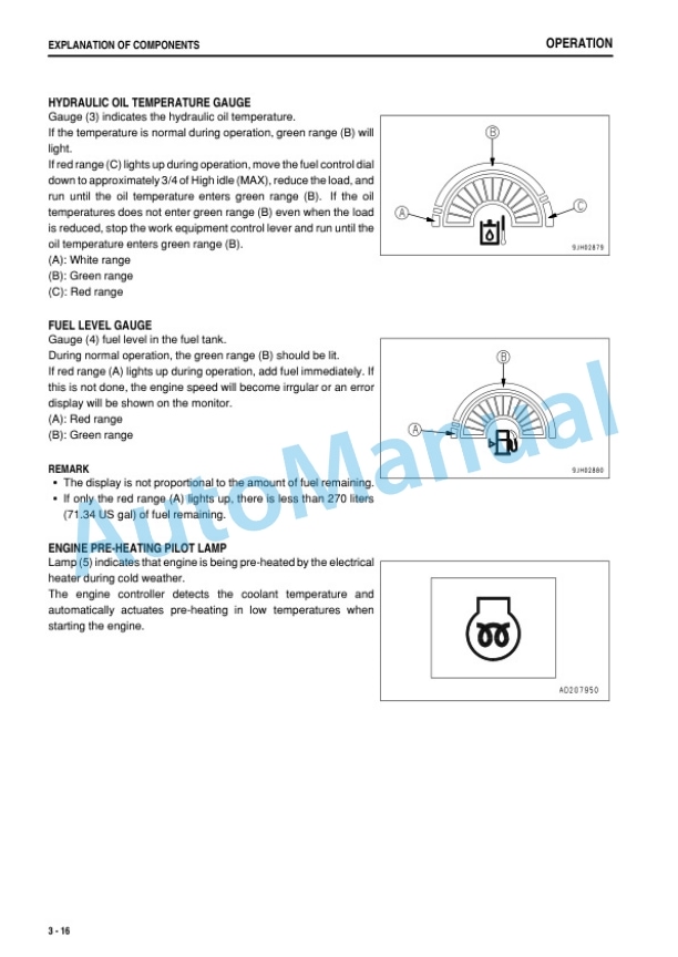 Alternative view of Komatsu D475A-5 Bull Dozer Operation and Maintenance Manual PEN01313-00