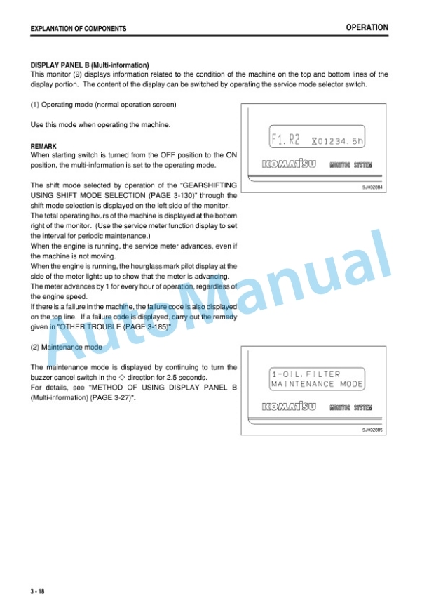Alternative view of Komatsu D475A-5 Bull Dozer Operation and Maintenance Manual TEN00025-04