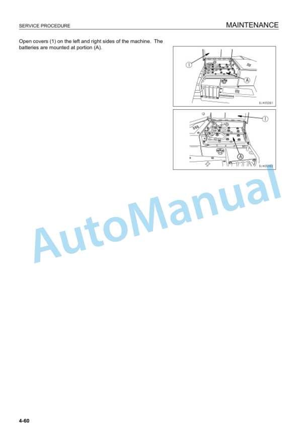 Komatsu D475A-5E0 Bull Dozer Operation and Maintenance Manual EENAM03230 5 Komatsu D475A-5E0 Bull Dozer Operation and Maintenance Manual EENAM03230 - Image 5