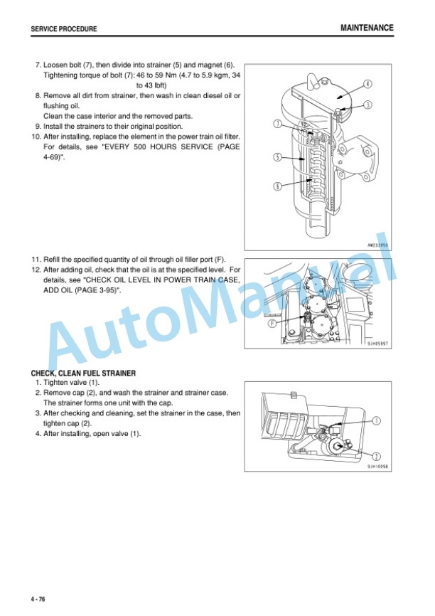 Komatsu D475A-5E0 Bull Dozer Operation and Maintenance Manual PEN00945-00 5 Komatsu D475A-5E0 Bull Dozer Operation and Maintenance Manual PEN00945-00 - Image 5