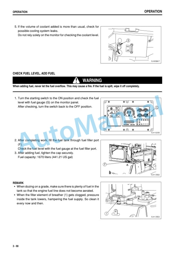 Komatsu D475A-5E0 Bull Dozer Operation and Maintenance Manual TEN00273-00 3 Komatsu D475A-5E0 Bull Dozer Operation and Maintenance Manual TEN00273-00 - Image 3