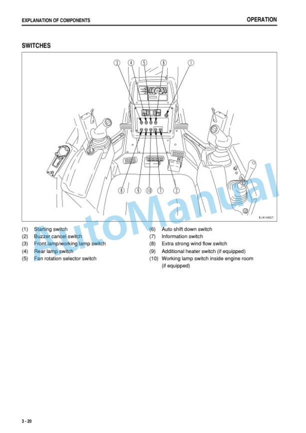 Alternative view of Komatsu D475A-5E0 Bull Dozer Operation and Maintenance Manual TEN00282-03