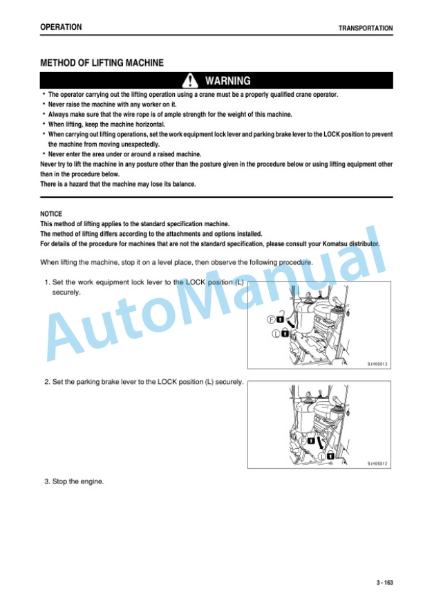 Komatsu D475A-5E0 Bull Dozer Operation and Maintenance Manual TEN00282-03 4 Komatsu D475A-5E0 Bull Dozer Operation and Maintenance Manual TEN00282-03 - Image 4