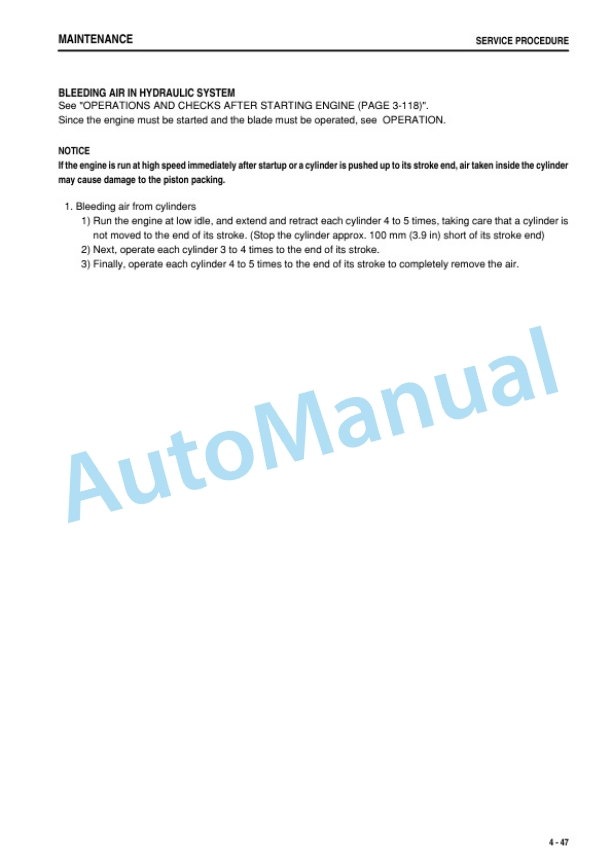 Komatsu D475A-5E0 Bull Dozer Operation and Maintenance Manual TEN00375-00 5 Komatsu D475A-5E0 Bull Dozer Operation and Maintenance Manual TEN00375-00 - Image 5
