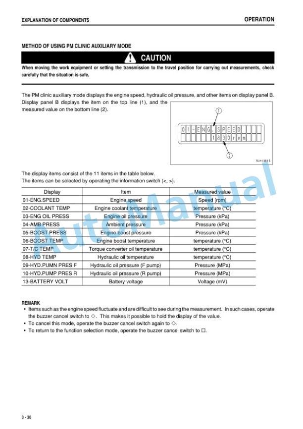 Alternative view of Komatsu D475A-5E0 Bull Dozer Operation and Maintenance Manual TEN00483-04
