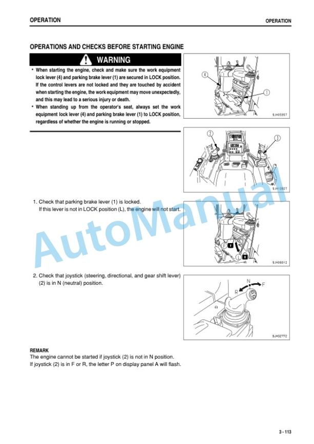 Komatsu D475A-5E0 Bull Dozer Operation and Maintenance Manual TEN00886-01 3 Komatsu D475A-5E0 Bull Dozer Operation and Maintenance Manual TEN00886-01 - Image 3