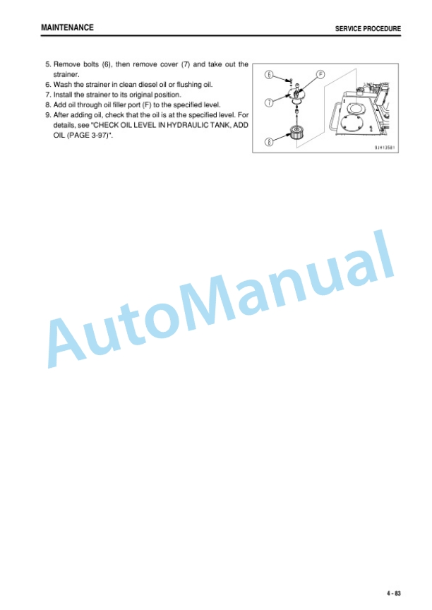 Komatsu D475A-5E0 Bull Dozer Operation and Maintenance Manual TEN00886-01 5 Komatsu D475A-5E0 Bull Dozer Operation and Maintenance Manual TEN00886-01 - Image 5
