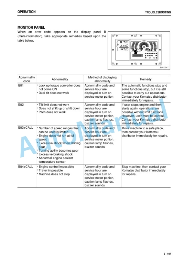 Komatsu D475A-5E0 Bull Dozer Operation and Maintenance Manual TEN00886-06 4 Komatsu D475A-5E0 Bull Dozer Operation and Maintenance Manual TEN00886-06-4