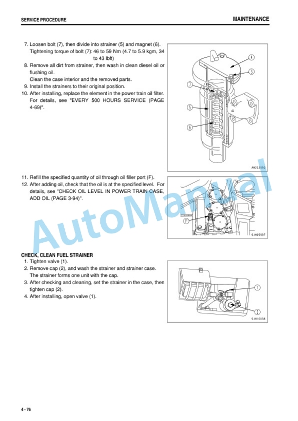 Komatsu D475A-5E0 Bull Dozer Operation and Maintenance Manual TEN00887-00 5 Komatsu D475A-5E0 Bull Dozer Operation and Maintenance Manual TEN00887-00 - Image 5