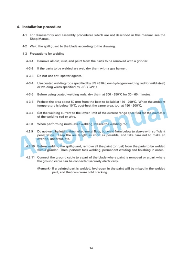 Komatsu D475A-5E0, D475ASD-5E0 Bull Dozer Field Assembly Instruction GEN00051-07 5 Komatsu D475A-5E0, D475ASD-5E0 Bull Dozer Field Assembly Instruction GEN00051-07 - Image 5