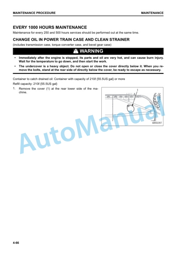 Komatsu D475A-8 Bull Dozer Operation and Maintenance Manual PEN01745-03 5 Komatsu D475A-8 Bull Dozer Operation and Maintenance Manual PEN01745-03 - Image 5