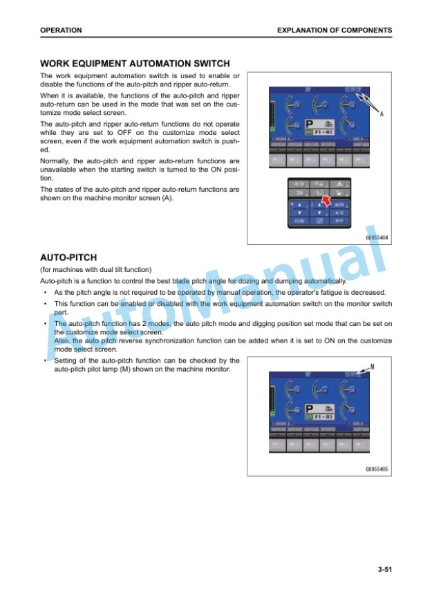 Alternative view of Komatsu D475A-8 Bull Dozer Operation and Maintenance Manual TEN00878-01