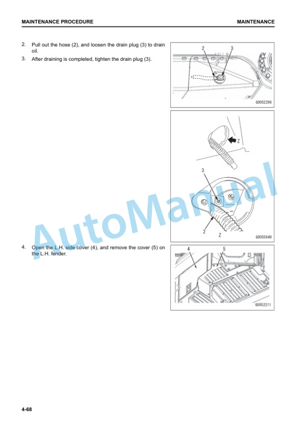 Komatsu D475A-8 Bull Dozer Operation and Maintenance Manual TEN00878-01 5 Komatsu D475A-8 Bull Dozer Operation and Maintenance Manual TEN00878-01 - Image 5